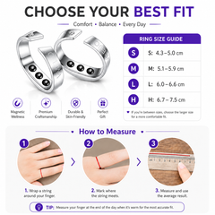Livvaya Snore Ring™ Magnetic Acupressure Sleep Support Ring