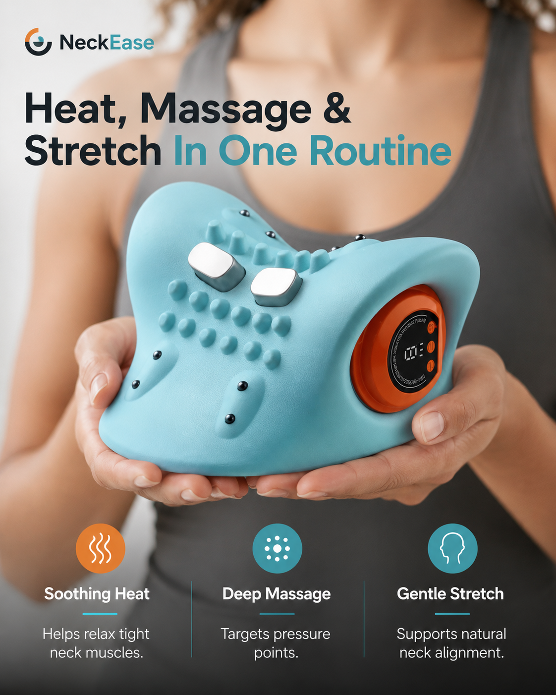 NeckRelief™ Wireless Neck & Shoulder Massager