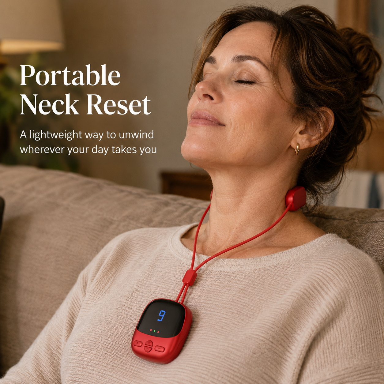 Mini Portable Hanging Neck Massager