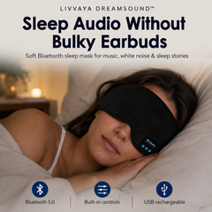 Livvaya DreamSound™ Bluetooth Sleep Mask