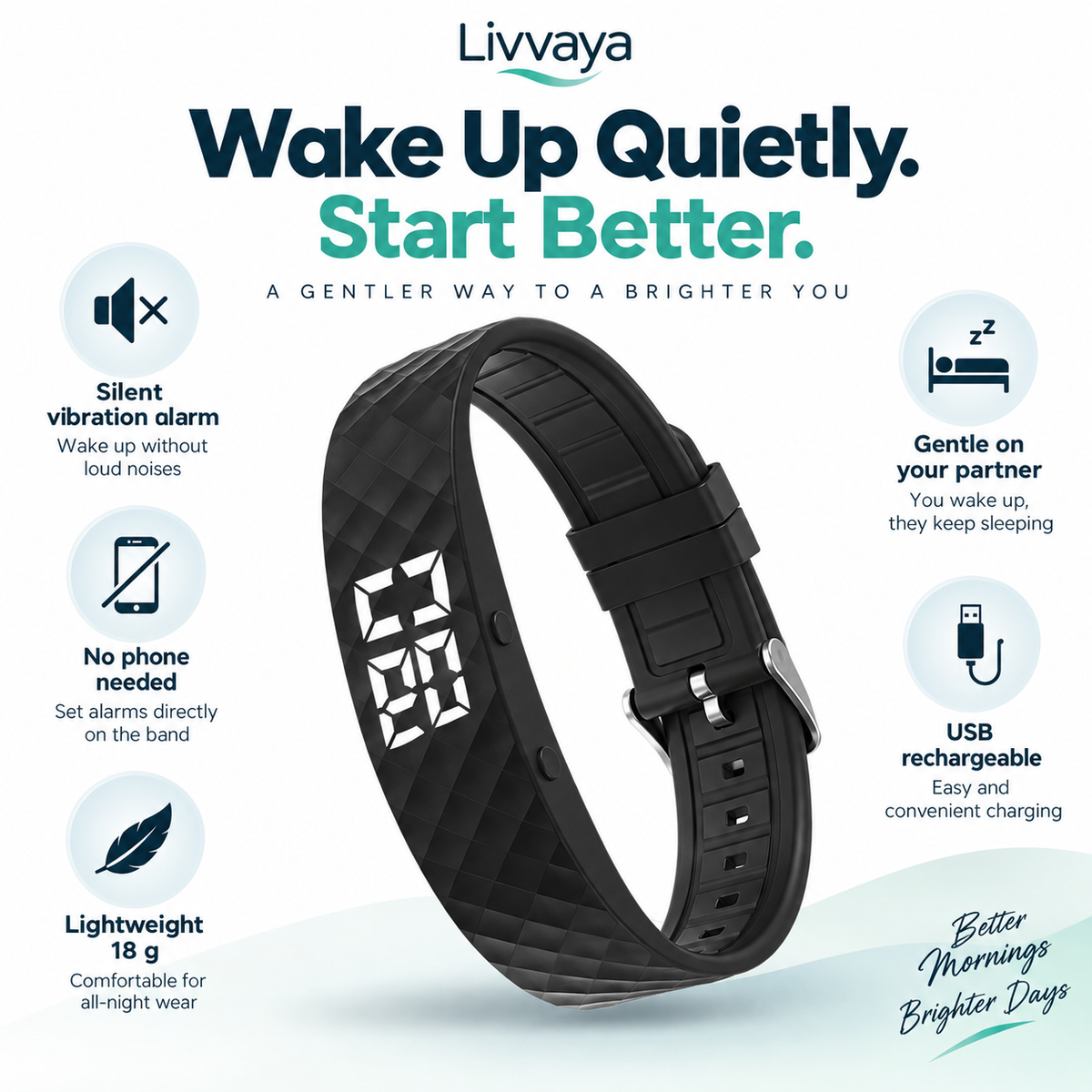 SilentRise - Vibration Alarm