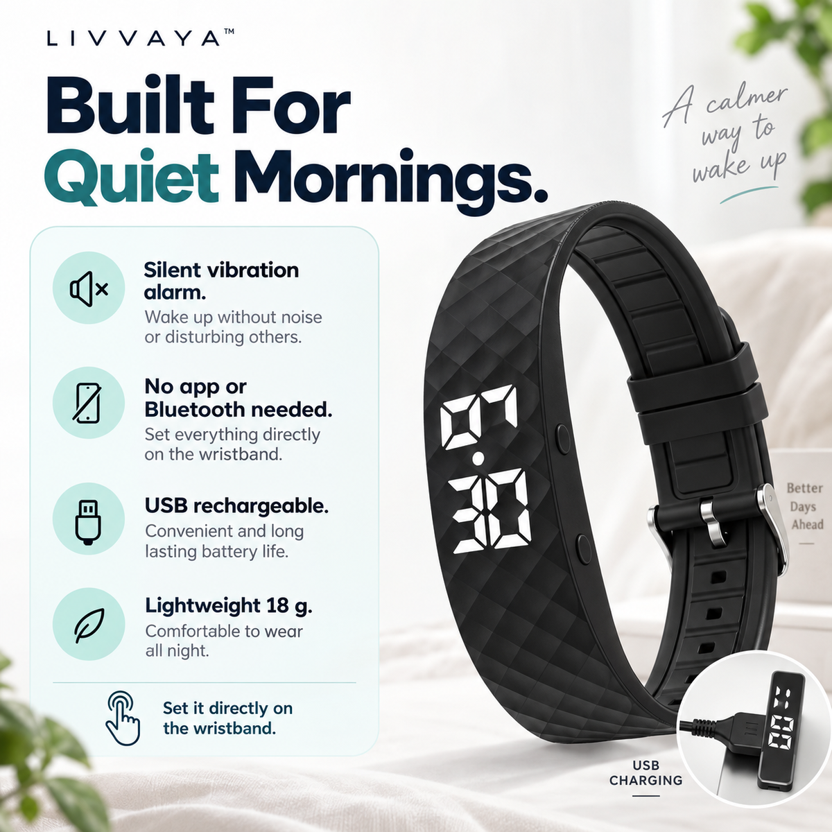 SilentRise - Vibration Alarm