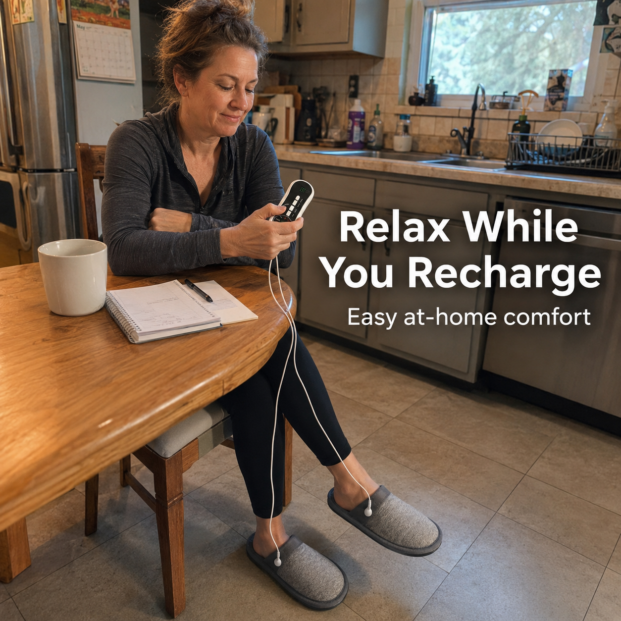 By the end of the day, your feet have earned this.