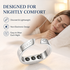 Livvaya Snore Ring™ Magnetic Acupressure Sleep Support Ring