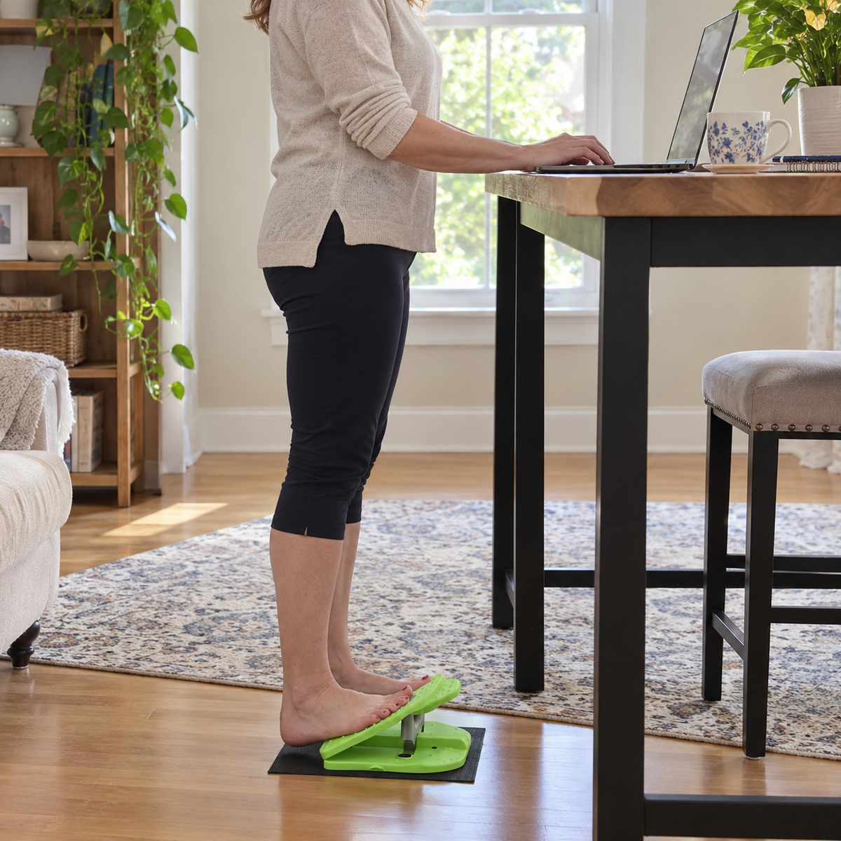 Set it down. Find your footing. Start moving.