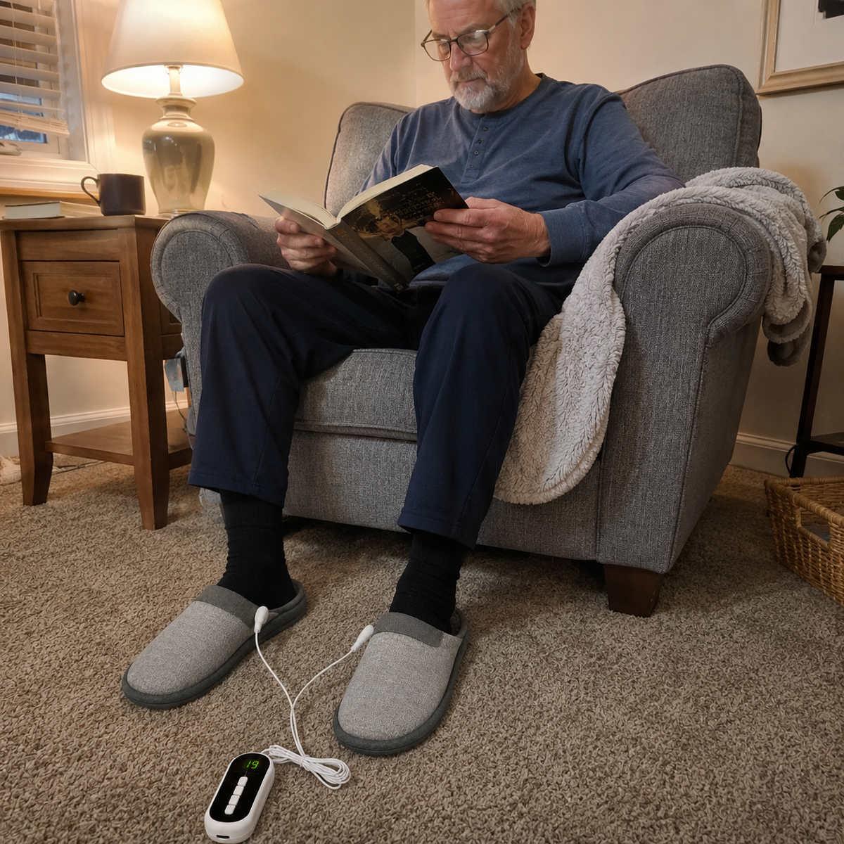 SolePulse EMS slipper customer photo or video
