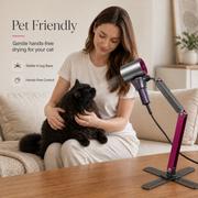 Livvaya FlexDry Pro™ 2-in-1 Hands-Free Hair Dryer Stand & Wall Mount