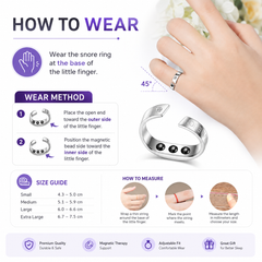 Livvaya Snore Ring™ Magnetic Acupressure Sleep Support Ring